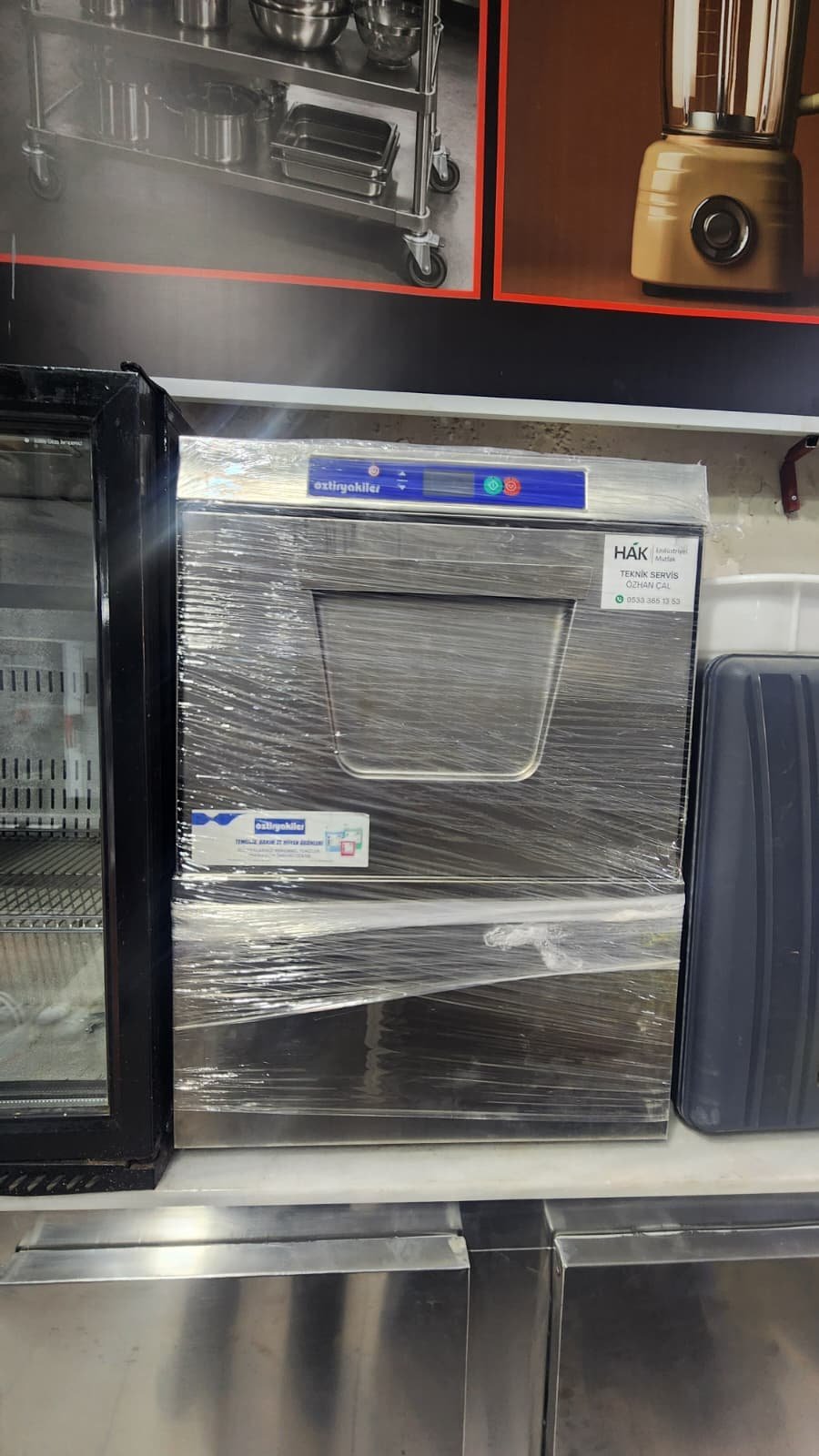500 Bardak Kapasiteli Bardak Yıkama Makinesi
