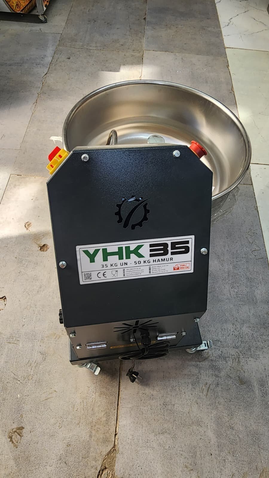 35 Kg Spiral Hamur Yoğurma Makinesi (YHK 35)