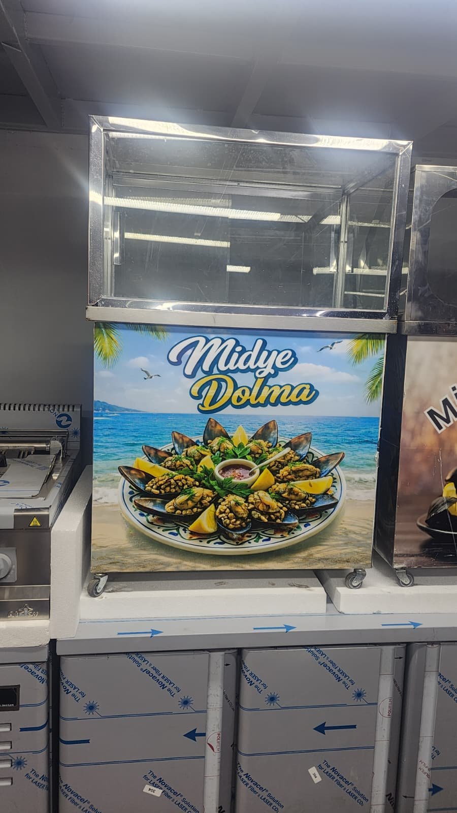 Elektrikli Midye Dolma Tezgahı
