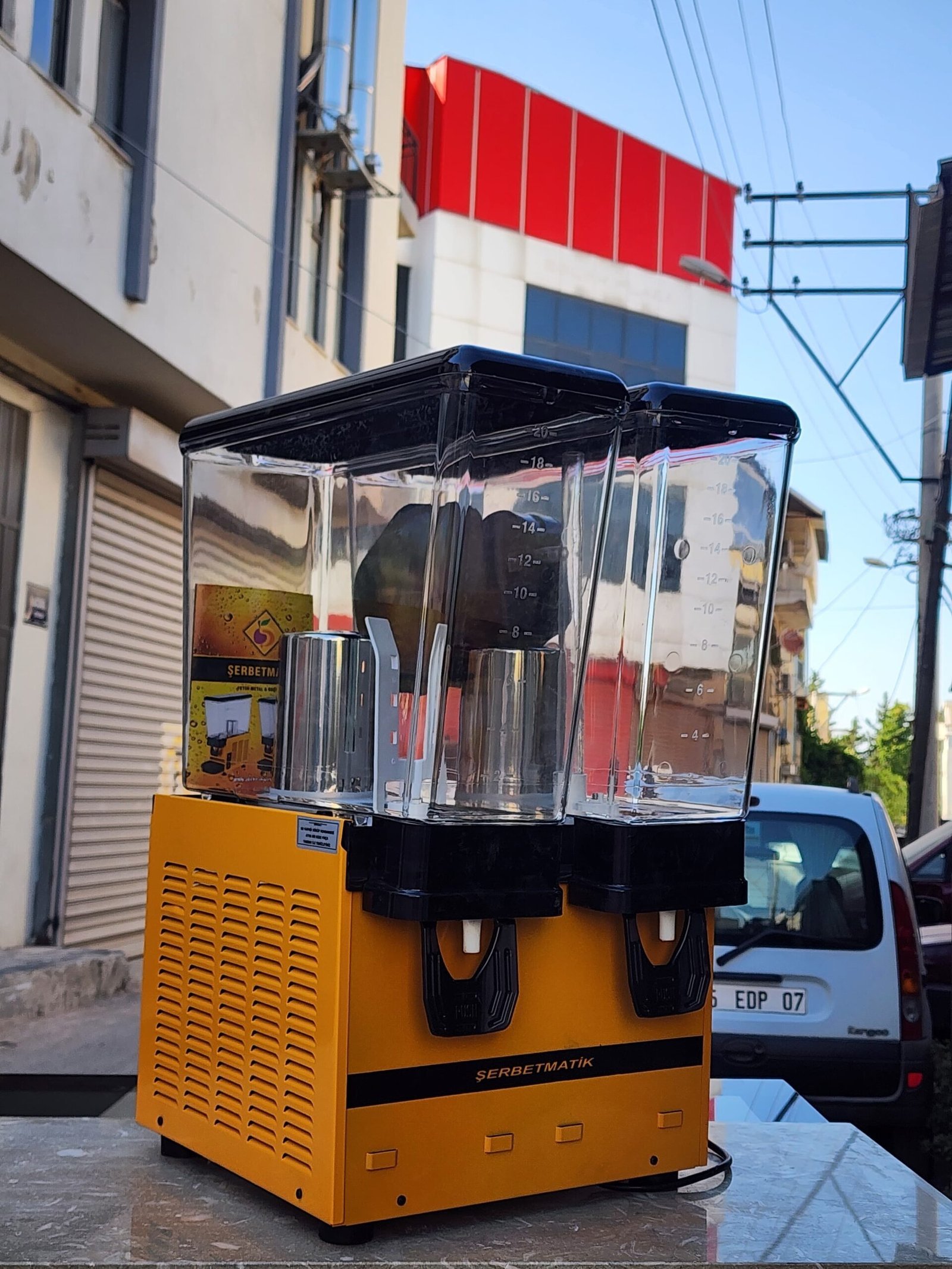 Çift Hazneli Şerbetmatik